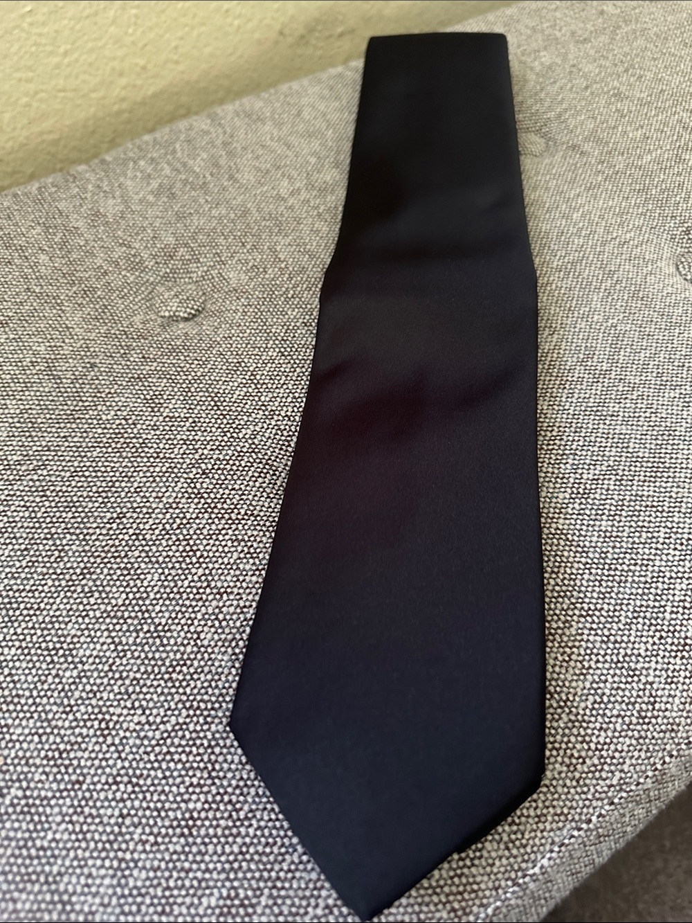 Armandini Solid Black Tie